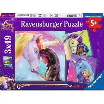 PUZZLE 3x49 UNICORN ACADEMY, RAVENSBURGER