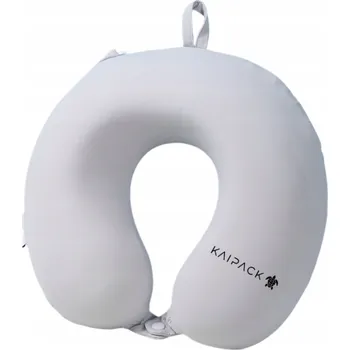 Polštář ŠEDÝ CHLADIVÝ CESTOVNÍ POLŠTÁŘ DO LETADLA