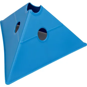 Sportovní kužel Tri Corners víceúčelové mety modrá balení 1 ks