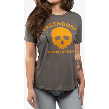 Fasthouse Women's Victory Tee Graphite Velikost: S 1640-7001