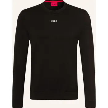 Pánská móda Hugo Pánský Svetr San Cassius, černá / bílá, XL