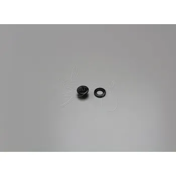 Průchodky 4mm s podložkou - černý nikl