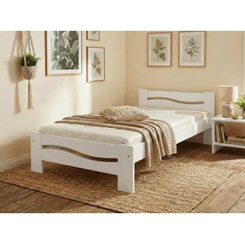 Postel Postel Ondra - jednolůžko 80x200, Odstín: Bílá krycí barva