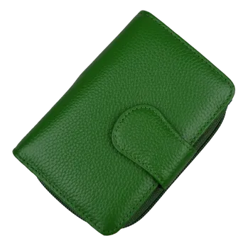 Peněženka NovaKabelka.cz Dámská kožená peněženka D115 Verde