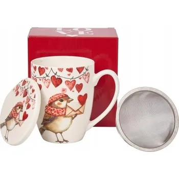 Hrnek Duo Vrabec porcelánový 380 ml