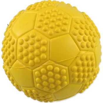 Hračka pro psa Hračka Dog Fantasy míček fotbal s bodlinami pískací mix barev 7 cm