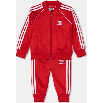 Dětská tepláková souprava adidas Originals SST TRACKSUIT IX7623 červená 33X, vel. 86