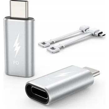 Datový kabel TECHMATTE ADAPTÉR PŘEVODNÍK LIGHTNING NA USB-C / USB-C NA LIGHTNING