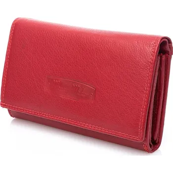 Peněženka Money Maker Dámská kožená peněženka 12135B červená