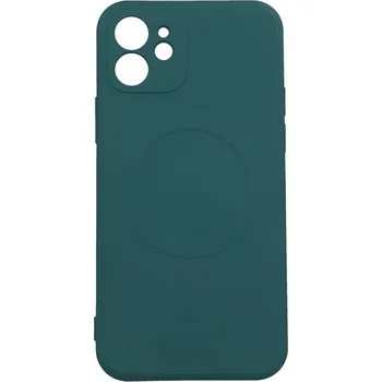 Pouzdro na mobilní telefon Kryt iPhone 12 s MagSafe tmavě zelený (obal neboli pouzdro na iPhone 12)