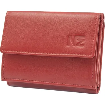 Peněženka Dámská kožená peněženka červená - minimalistická Nivasaža N38