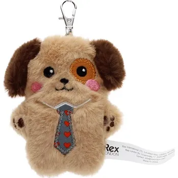 plyšák Rex London Fluffy keyring bag charm - Dog