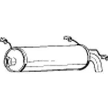 Tlumič výfuku Zadní tlumič výfuku BOSAL 135-653