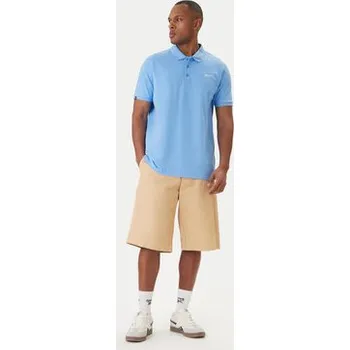 Pánské tričko Reebok Polokošile Breen RK25562CCM Světle modrá Regular Fit XXL