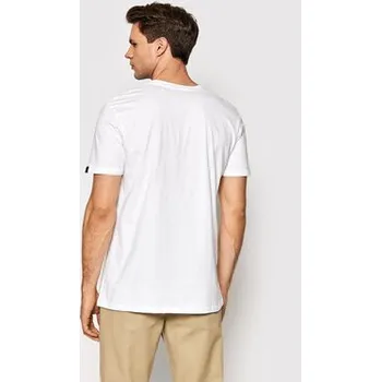 Pánské tričko Alpha Industries T-Shirt Alpha Label 118502 Bílá Regular Fit L