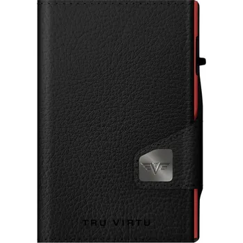 Peněženka Vegan Bio Wine peněženka TRU VIRTU CLICK & SLIDE - Black / Red