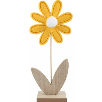 Květina z filcu 11,5 x 30 x 5 cm na postavení