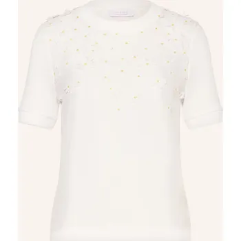 Dámské tričko Rich & Royal Dámské Tričko Z Kombinace Materiálů, bílá, 38