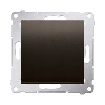 vypínač Simon 54 Jednopólový vypínač černý matný DW1.01/49 Kontakt-Simon