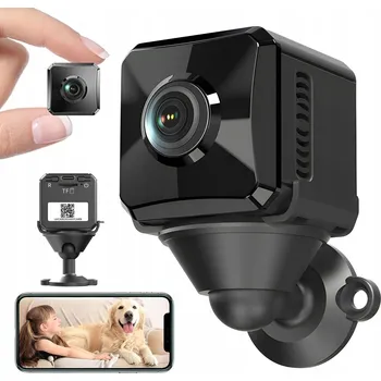 Zabezpečení domácnosti MINI MONITOROVACÍ KAMERA 180° WI-FI 1000 MAH 2,4 GHZ S APLIKACÍ PRO VZDÁLENÝ PŘÍSTUP