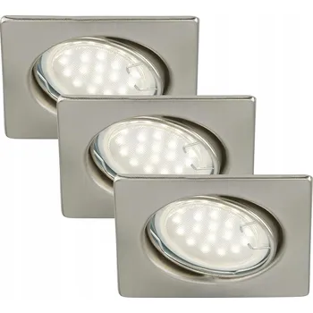 Kulaté bodové svítidlo Briloner stříbrné