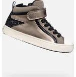 Béžové dívčí kotníkové tenisky Geox Kalispera