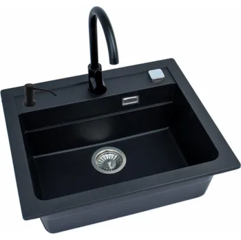 Umyvadlo UMYVADLO ATROX30 G91 S BATERII ČERNÉ