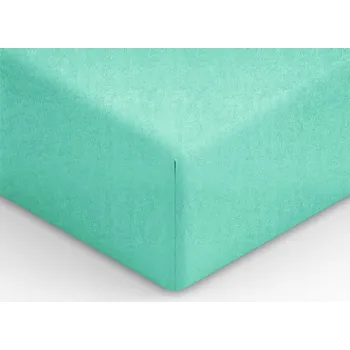 Prostěradlo Froté prostěradlo s gumou 80x160 mátové