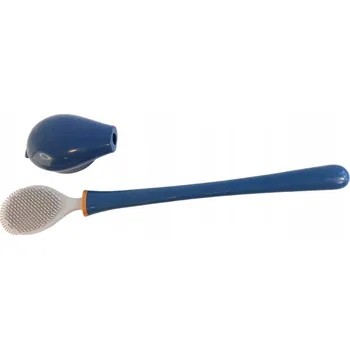 WC štětka Silikonový WC kartáč s nástěnným držákem