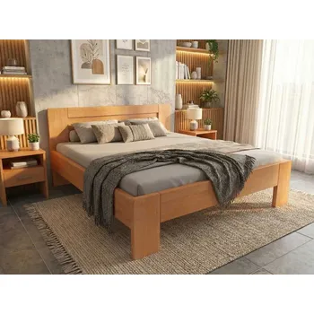 Postel Buková zvýšená manželská postel 180x200 - Montana Supra Moření: Olše, 180x200