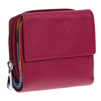 Peněženka NovaKabelka.cz Dámská kožená peněženka D485 Ciclamino