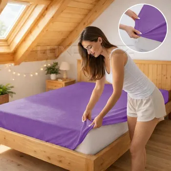 Prostěradlo Prostěradlo jersey levandule 41 - 120 x 200 cm atyp