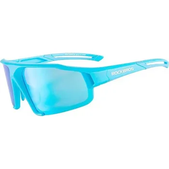 Horské kolo RockBROS polarizační cyklistické brýle - Světle modré, UV 400, TR90