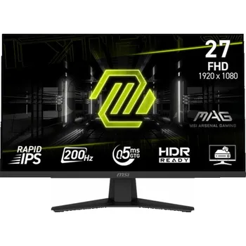 Počítačové příslušenství MSI MAG 274FDE (68.6 cm (27 Zoll), schwarz, FullHD, Rapid-IPS, HDR Ready, Adaptive-Sync, 200Hz Panel)