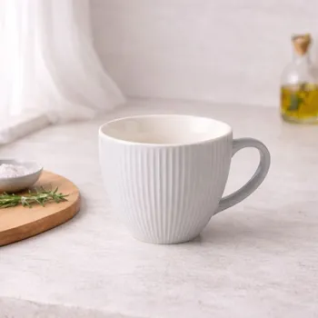 BOLTZE Hrnek světle šedý Ranura