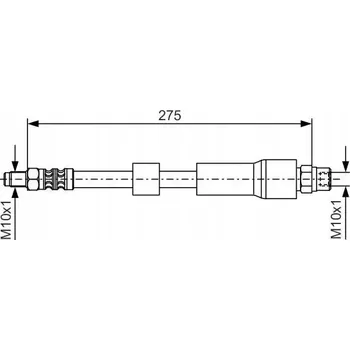 Brzdová hadice Bosch 1 987 476 174 Brzdová hadice flexibilní