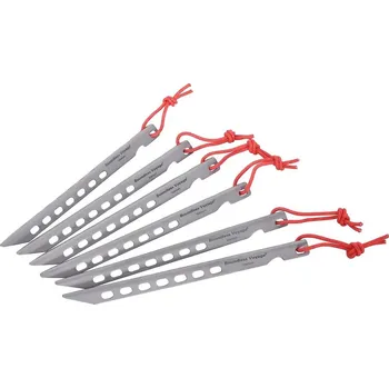 Horské kolo Ultralehké titanové stanové kolíky - 6 kusů