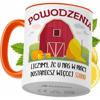 Hrnek Polidraw Hrnek Polidraw Vítejte v Práci jako Dárek keramický 330 ml