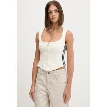 Top adidas Originals Velvet KF4692 béžová 01B, vel. 42