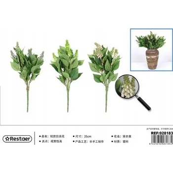 umělá květina Elegantní Krátké Umělé Květy Levandule 35 cm pro dekoraci