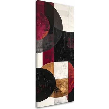 Obraz Obraz do obýváku, kuchyně, Abstraktní kruhy tvary 30x90