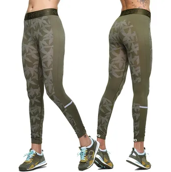 Dámské legíny Kari Traa BUTTERFLY PANT 622789 khaki XS/S