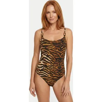 Dámské plavky Chantelle Jednodílné plavky Vita C1A7R0 Hnědá 75F