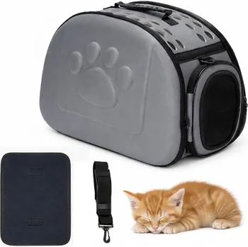 přepravka pro zvíře Skládací přepravka pro kočky s klecí I092