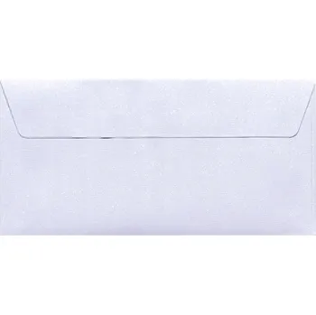 Obálka OZDOBNÁ OBÁLKA DL BÍLÁ MIKA 120G DOPISNÍ OBÁLKA NA POZVÁNKY ELEGANTNÍ 10 KS