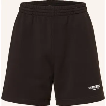 Pánské kraťasy Represent Pánské Šortky Z Mikinové Látky, černá, 50