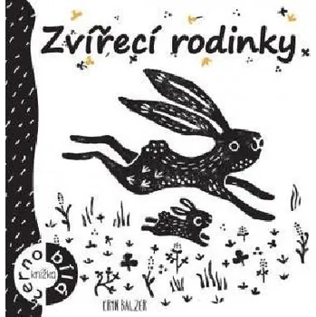 Leporelo Zvířecí rodinky - černobílá knížka - Erin Balzer