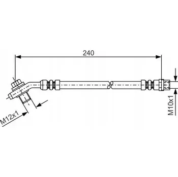 Brzdová hadice Bosch 1 987 476 332 Brzdová hadice