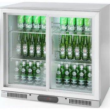 Vinotéka Barmatic Podbarová lednice | Candour | dvoudveřový – 188 l – nerez