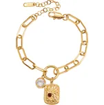 ELENYS Relic Chain – pozlacený náramek 18K žluté zlato